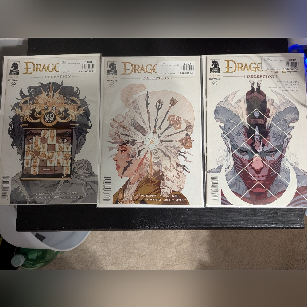 Dragon Age: Deception Comic Books #1-3